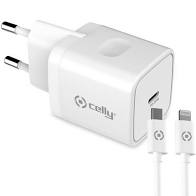 Caricatore Rete Usb-C 20W + Cavo Usb-C/Lightning