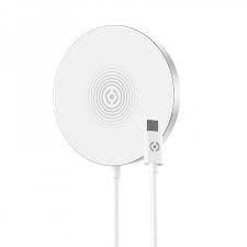 Caricatore Cavo Wireless Magnetico 10W col.bianco
