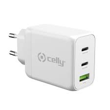 Caricatore Rete 2xUsb-C/3.0 - GaN 65W universale