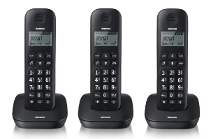 Telefono fisso Cordless triplo