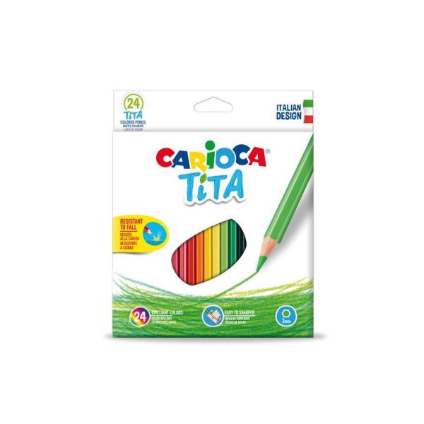Pastelli 24pz Assortiti Tita 3mm