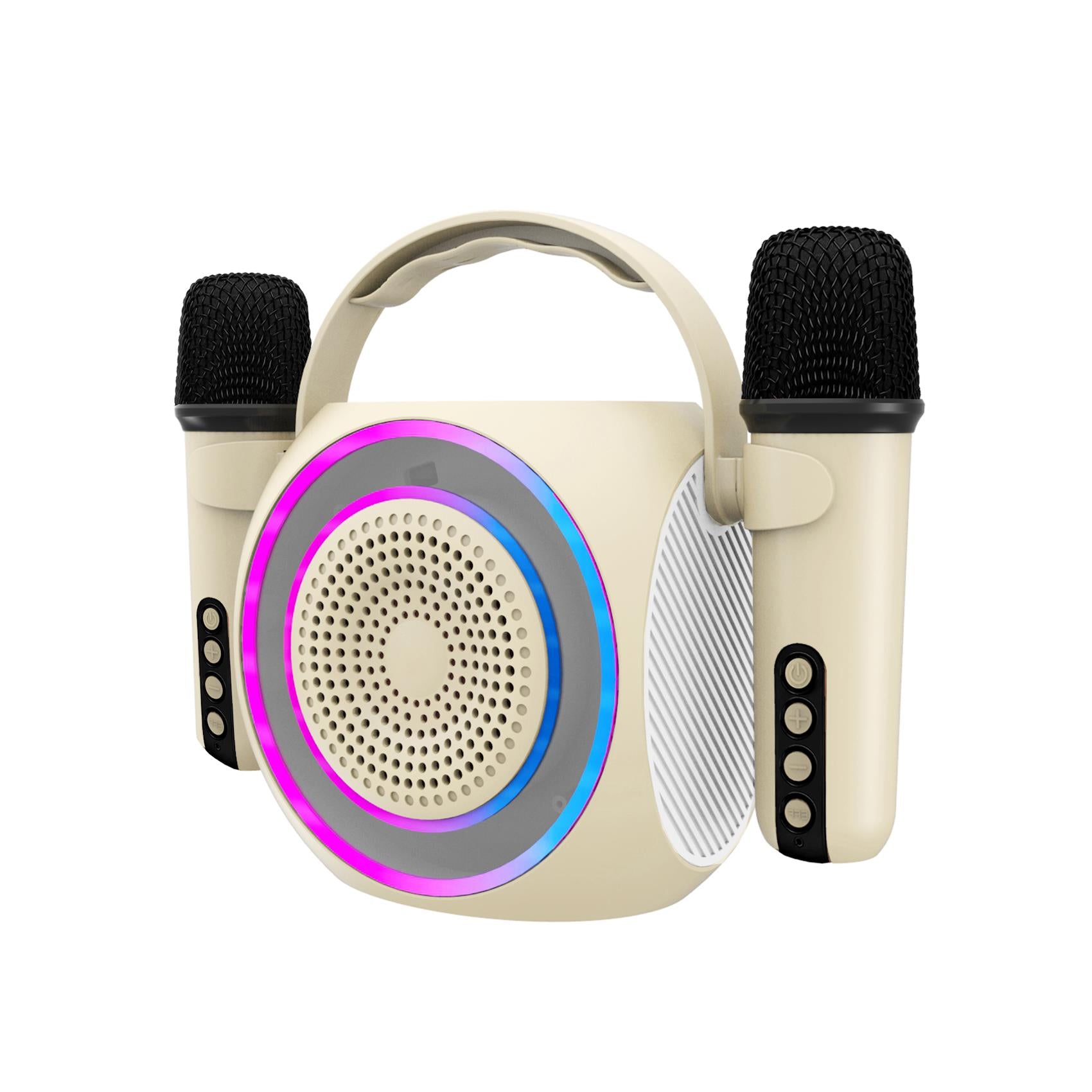 Altoparlante Bluetooth 1.0 + Microfoni Karaoke 6Watt