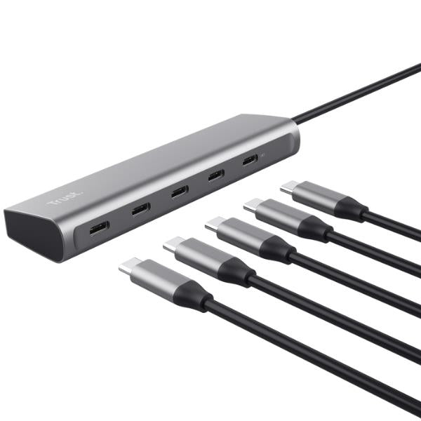 Adattatore Usb-C Maschio a 5x Usb-C