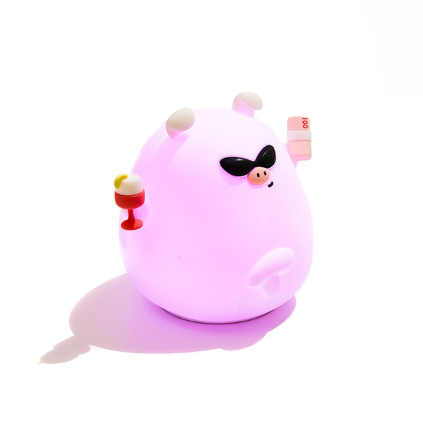 Lampada in Silicone forma Maialino