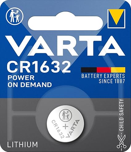 Batteria pasticca alcalina CR1632 3V