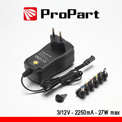 Alimentatore regolabile stabilizzato DC 3-12V max 2250mA