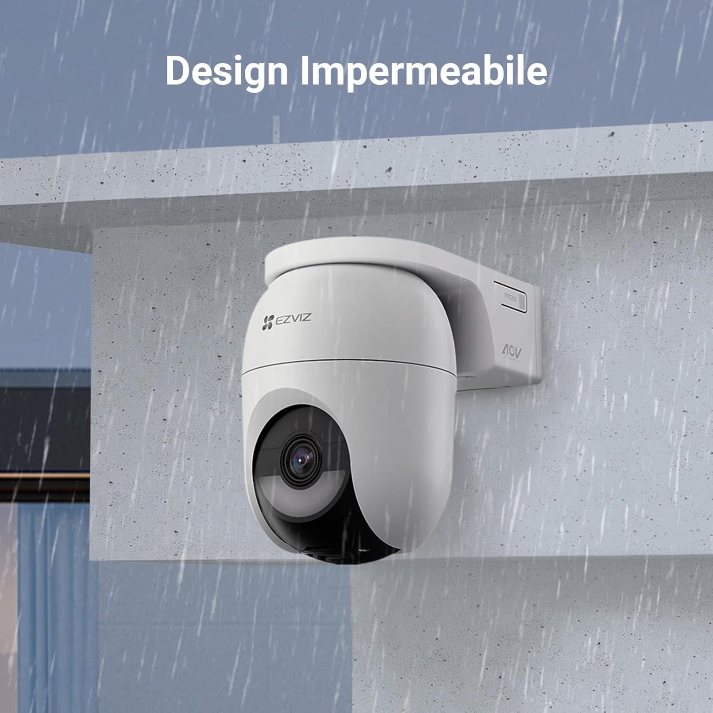 Webcam Esterna a Batteria Network ipcam Wireless 2K + Pannello Solare 5W