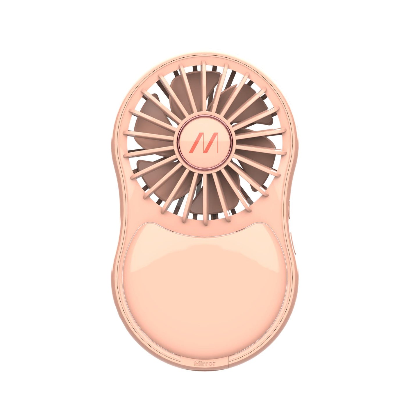 Mini Ventilatore con specchio e luce led Portatile Usb-C