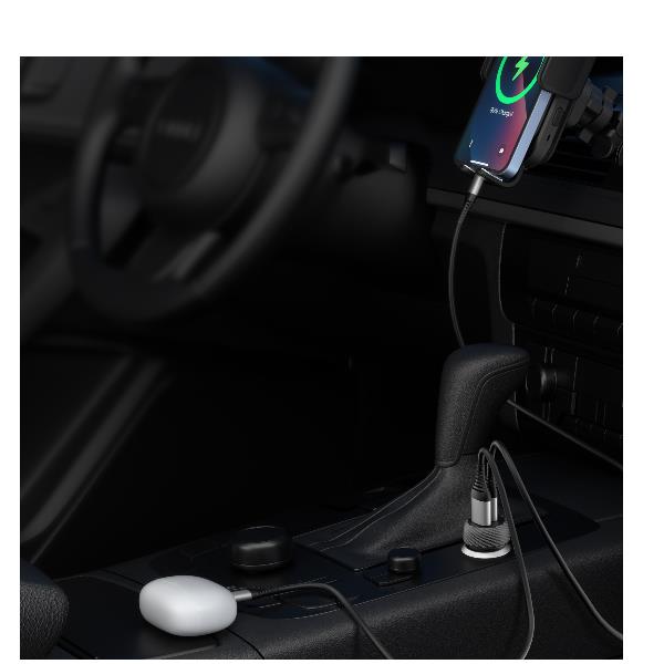 Caricatore Auto Usb-A/Usb-C - 45W