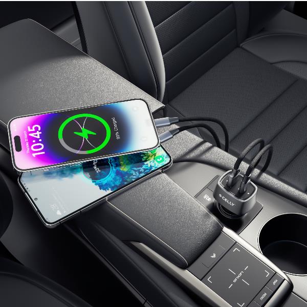 Caricatore Auto Usb-A/Usb-C - 65W