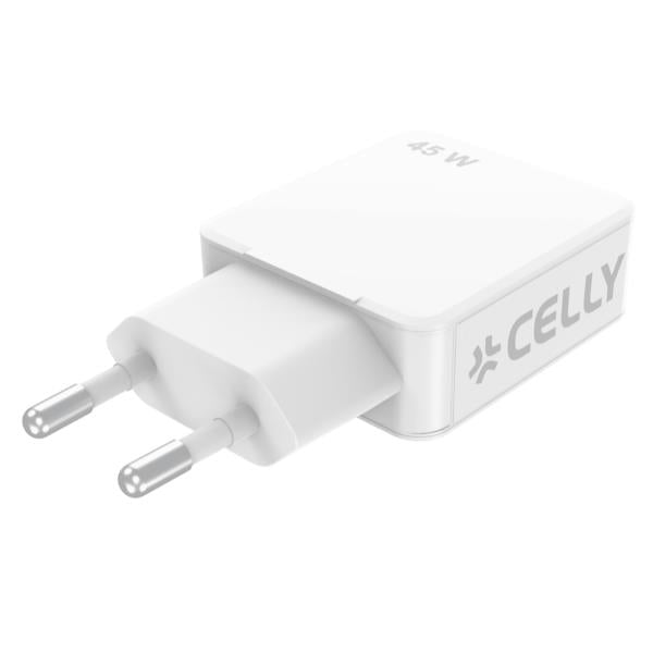 Caricatore Rete Usb-A/Usb-C 45W Slim