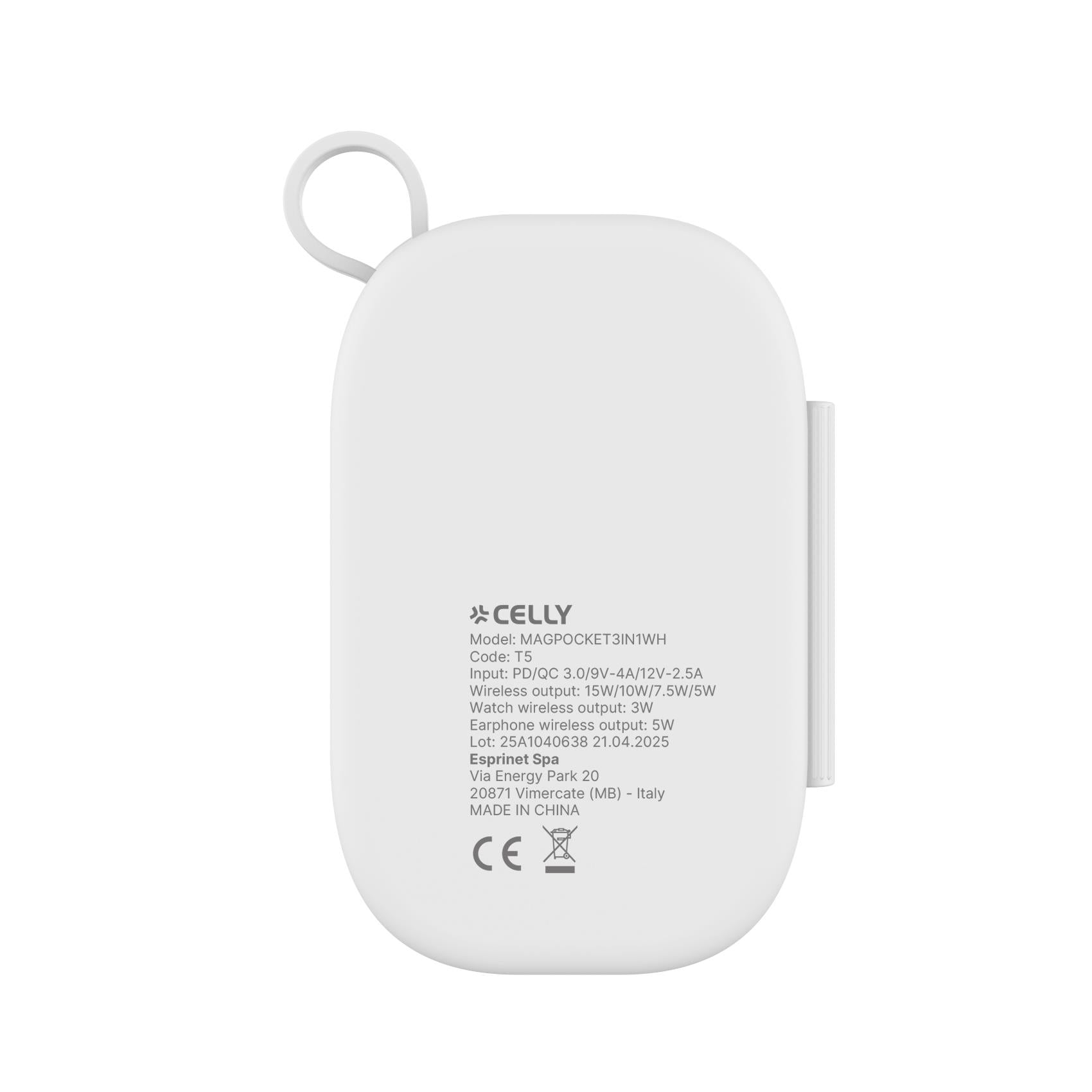 Caricatore Wireless a Induzione 15W Mag Charge 3in1