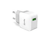 Caricatore Rete Usb 2.0 2,4A universale col.bianco