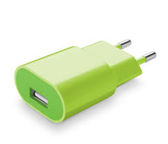 Caricatore USB 2.0 universale col.verde