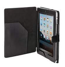 Custodia in pelle sintetica iPad 2/3 col.nero