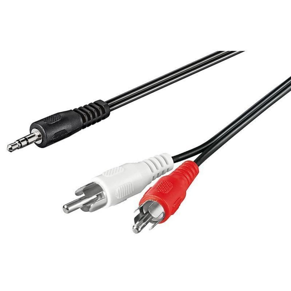 Cavo Audio stereo 3,5"/RCAx2 M/M 1,5m