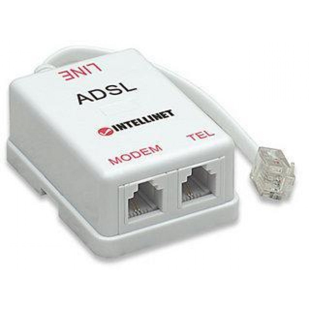 Filtro ADSL RJ11 con doppio plug
