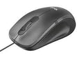 Mouse Large compact USB Cavo col.grigio