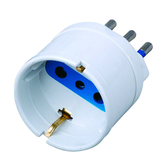 Spina 2P+T 10A - Presa Schuko 2P+T 16A IMQ
