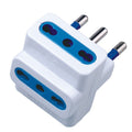 Spina Adattatore triplo - Spina 2P+T 16A - Prese 2P+T 16A