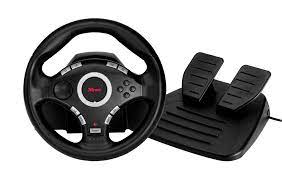 Volante Usb 2.0 per Pc/Ps3/Ps2 compatto con pedali e sistema vibrante