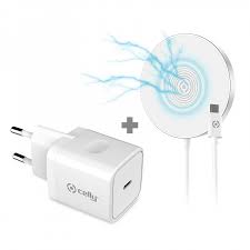 Caricatore Rete Usb-C 20W + Cavo Wireless Magnetico