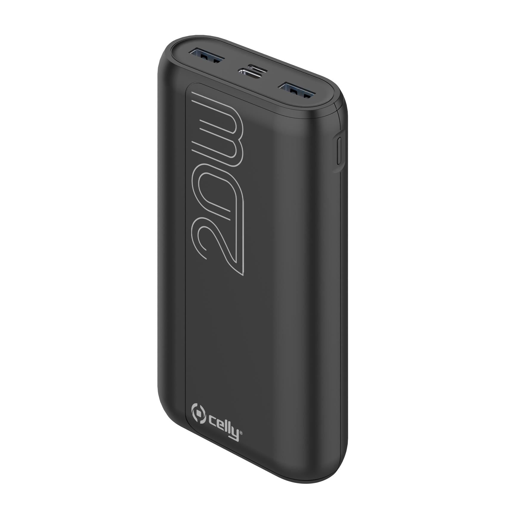 Caricabatterie Portatile 20000mAh 20W Type-C SmartPhone col.nero