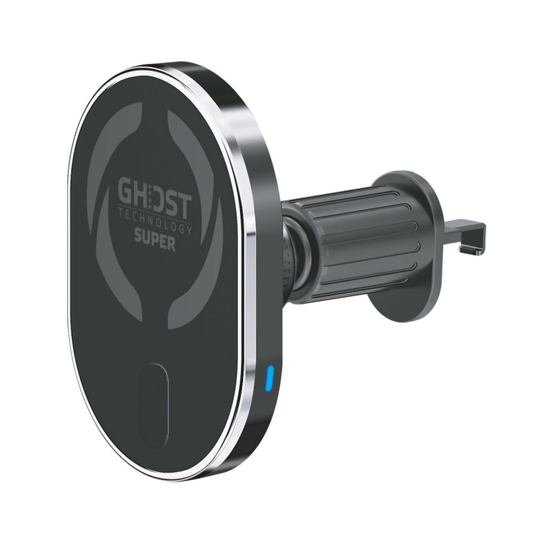 Supporto smartphone da auto per Bocchette MagSafe Ghost con Ricarica Wireless