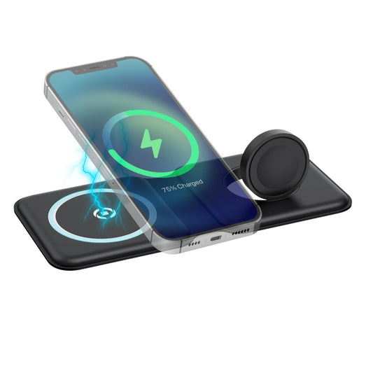 Caricatore Wireless Pieghevole 2in1 15W