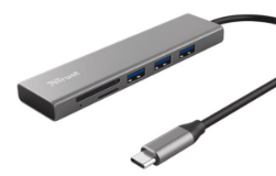 Adattatore USB Type-C Maschio a Usb 3.0 x3/Card Reader