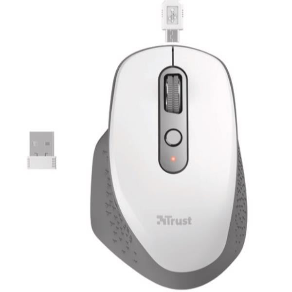 Mouse Large Wireless Ottico Ricaricabile USB 2.0
