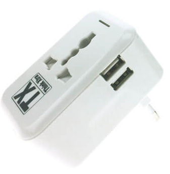 Adattatore internazionale prese corrente italiane