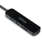 Adattatore Usb-C Maschio a Usb 3.0x2/Hdmi/Card Reader