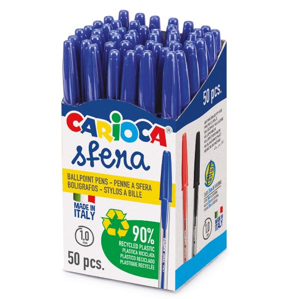 Penna a sfera 1mm col.blu