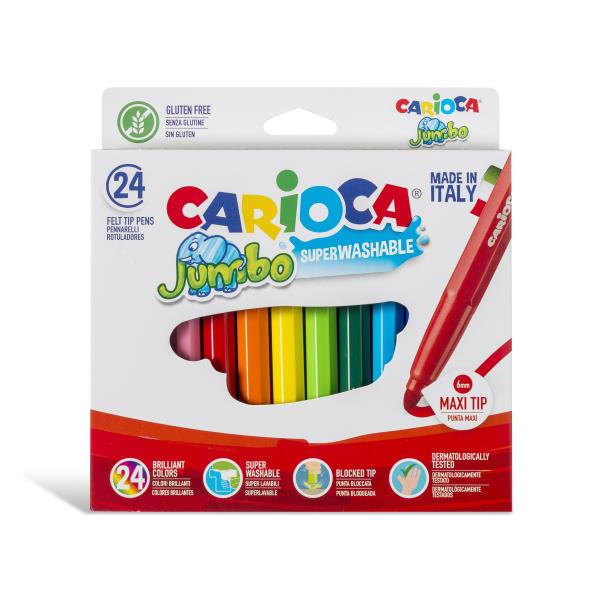 Pennarelli 24pz Assortiti  Jumbo Joy superwashable