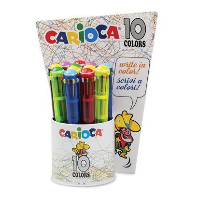 Penna a sfera 10 colori