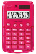 Calcolatrice tascabile 8cifre col.rosa