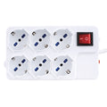 Multipresa 6 porte Schuko/Ital.