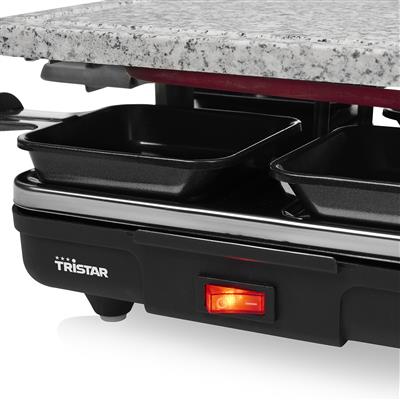 Grill Elettrico Raclette 4 Stone 600W