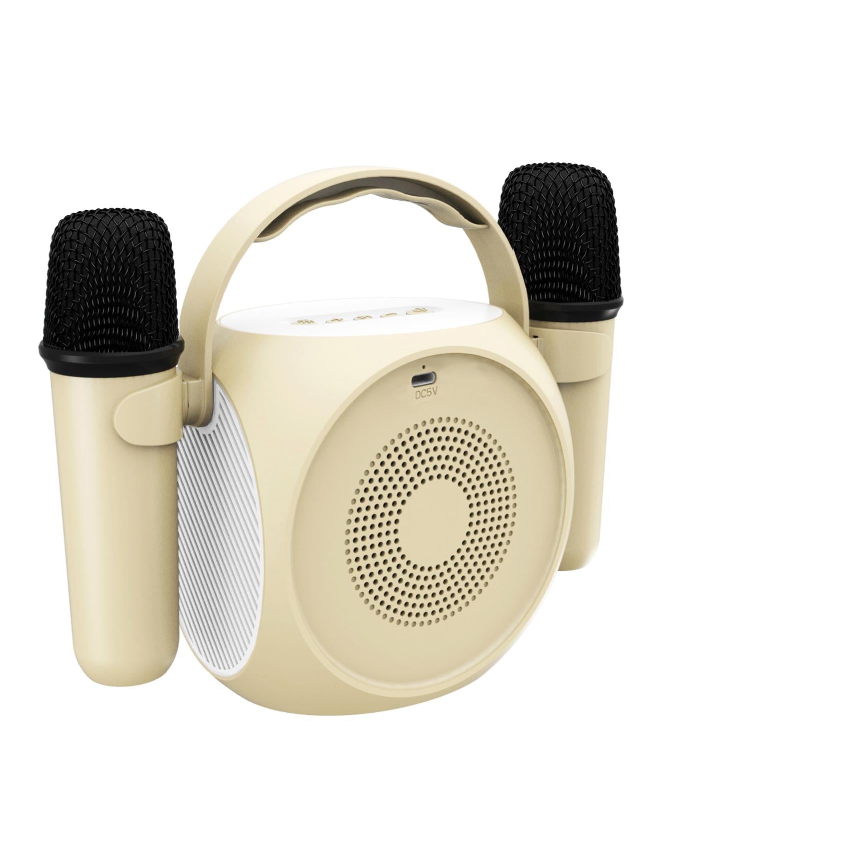 Altoparlante Bluetooth 1.0 + Microfoni Karaoke 6Watt