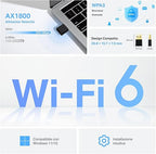 Adattatore Wireless USB 2.0  Wi-Fi 6 AX 1800 MBPS