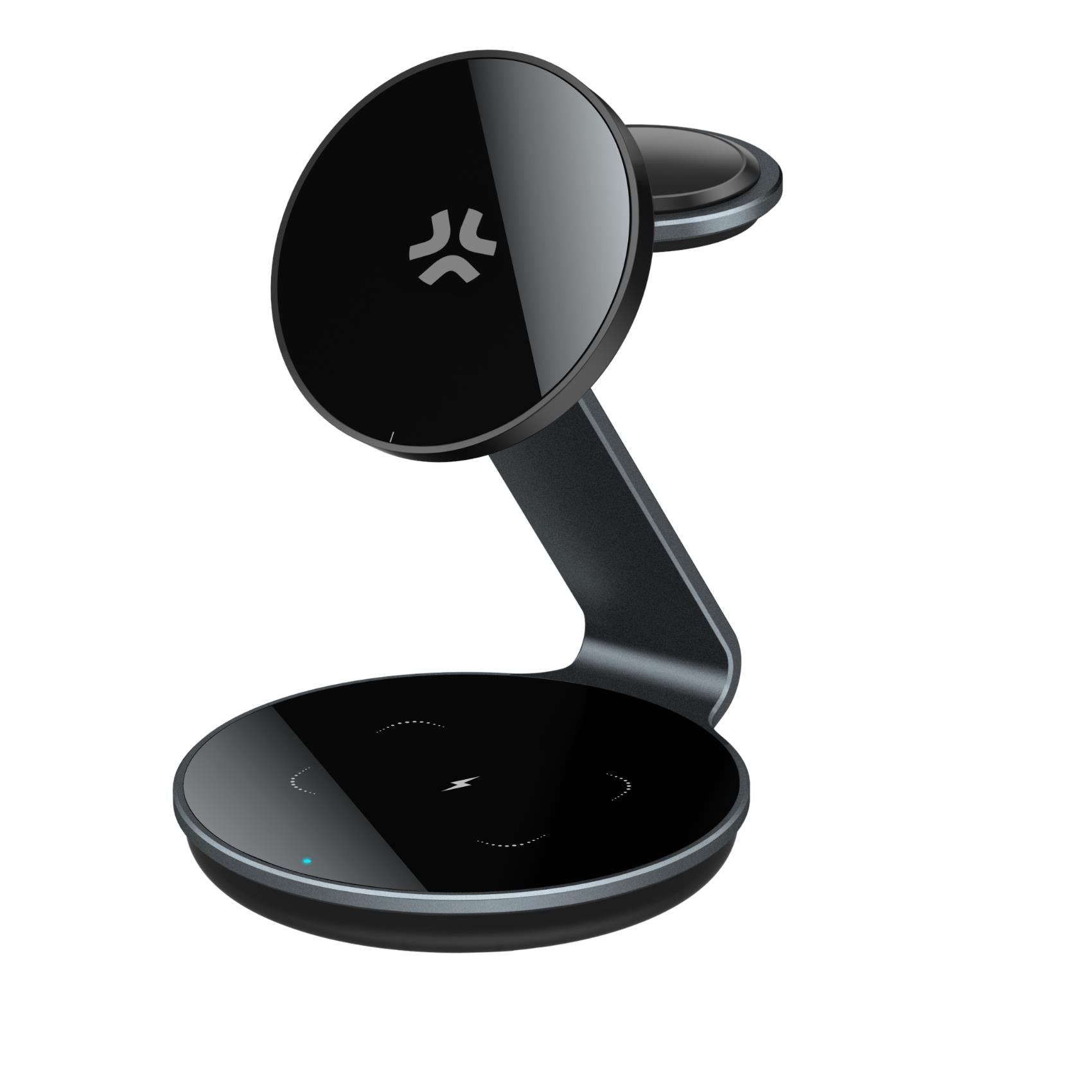 Caricatore Stand Wireless a Induzione 15W Mag Charge 3in1