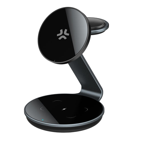 Caricatore Stand Wireless a Induzione 15W Mag Charge 3in1