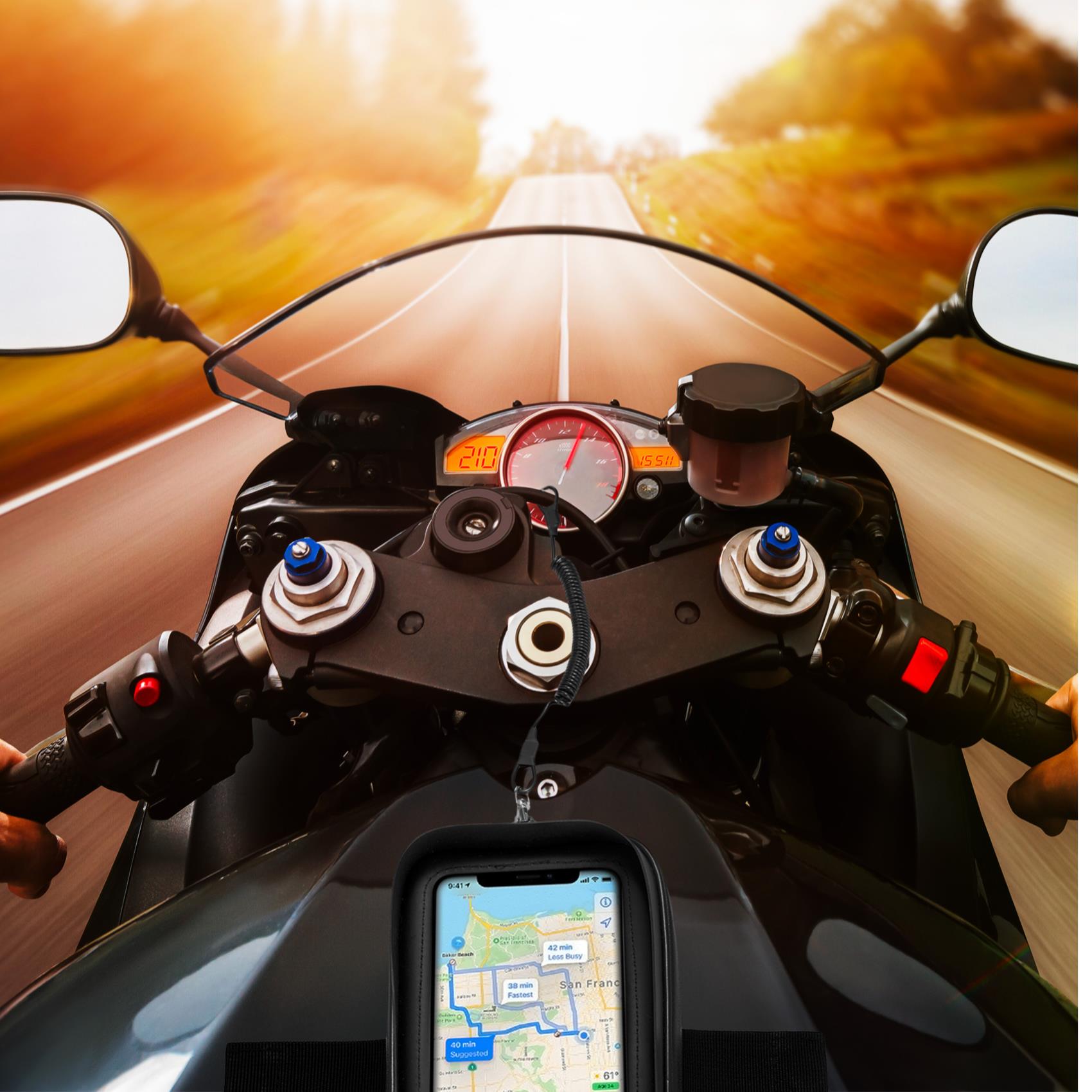 Supporto smartphone Magnetico da Moto impermeabile