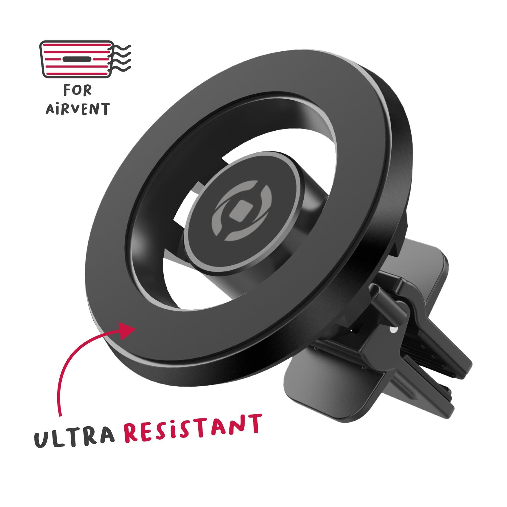 Supporto smartphone da auto per Bocchette MagSafe Ghost