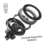 Supporto smartphone da auto per Bocchette MagSafe Ghost