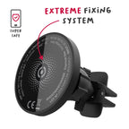 Supporto smartphone da auto per Bocchette MagSafe Ghost con Ricarica Wireless