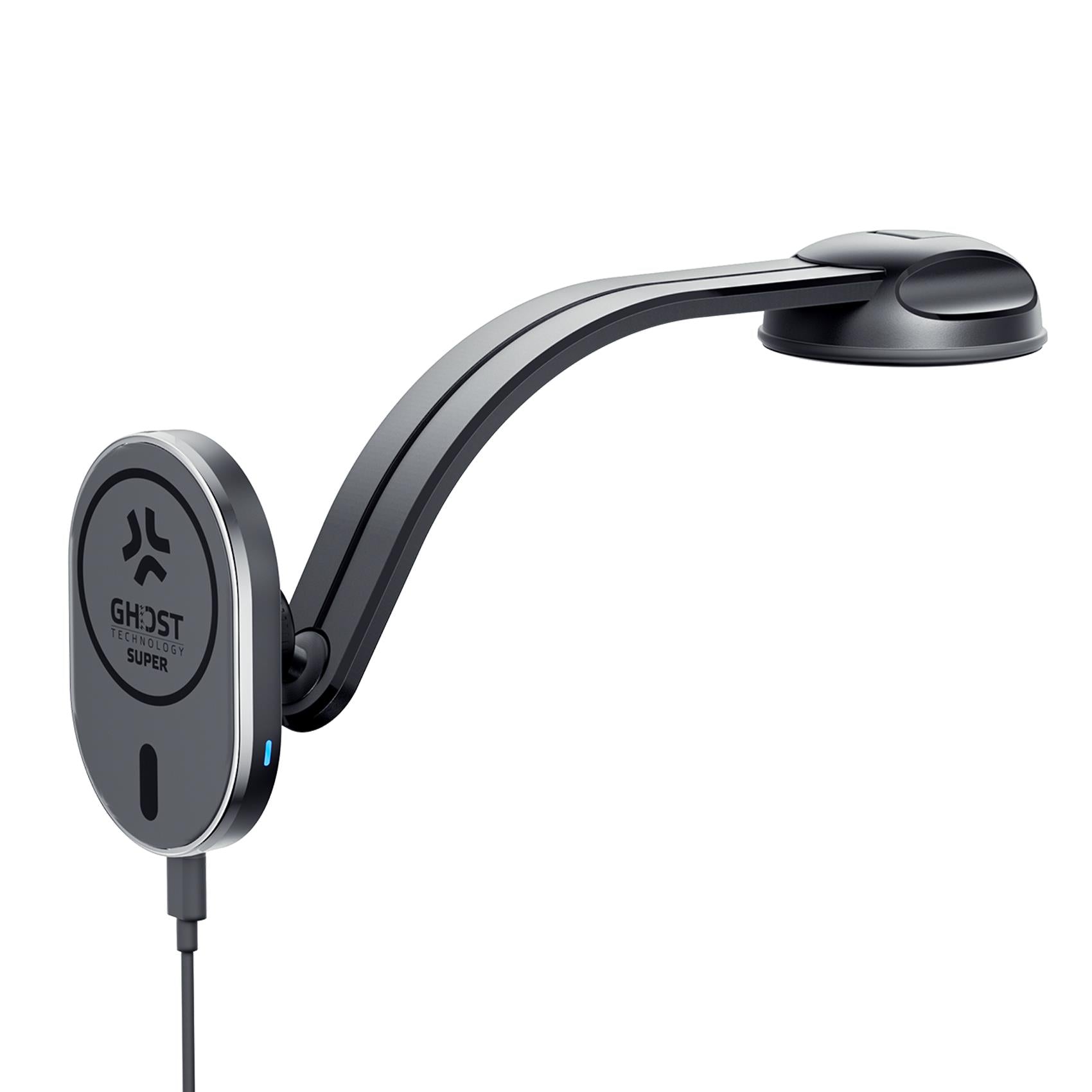 Supporto smartphone da auto per Bocchette MagSafe Ghost con Ricarica Wireless