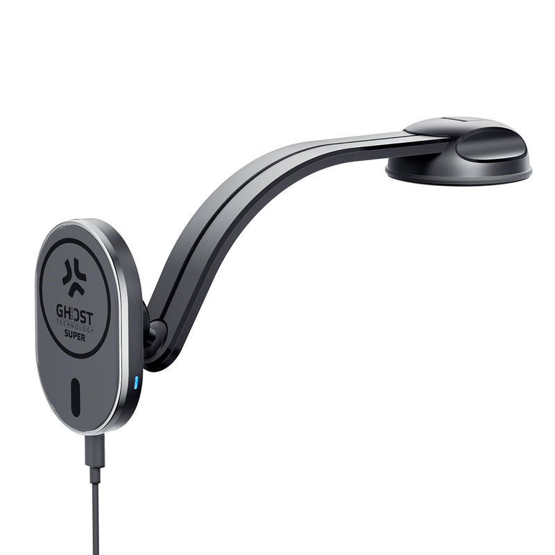 Supporto smartphone da auto per Bocchette MagSafe Ghost con Ricarica Wireless