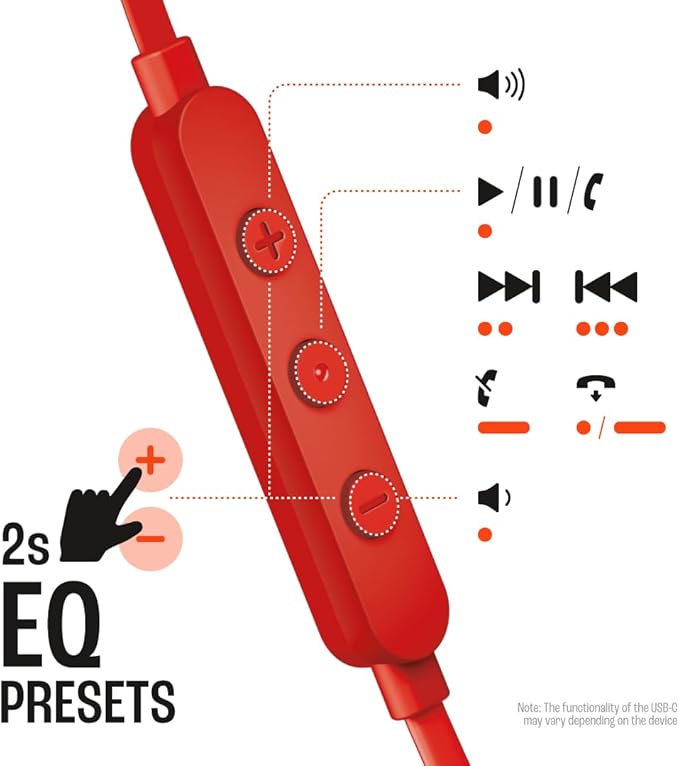 Auricolare Stereo Usb-C Remote Control